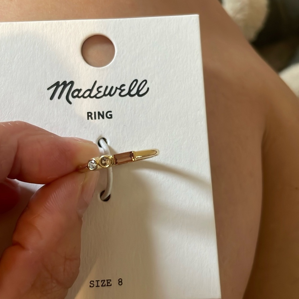 Madewell gold ring